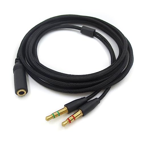 YIZITU Audiophiles Kopfhörerkabel Flexibles Splitter Headset Mikrofonkabel YIZITU Audiophiles Kopfhörerkabel Flexibles Splitter Headset Mikrofonkabel von YIZITU