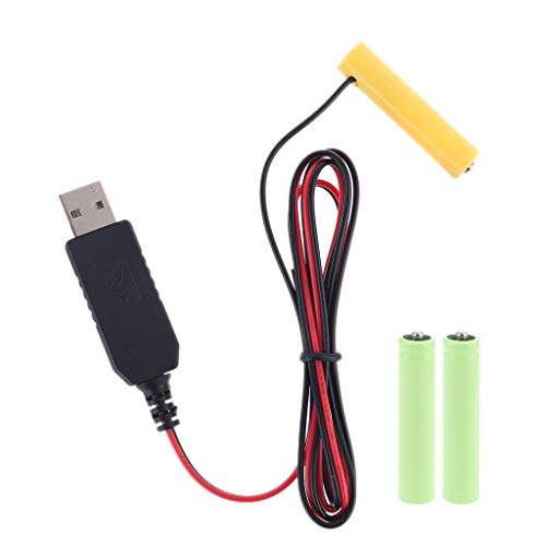 YIZITU LR03 AAA USB Stromversorgungskabel Ersetzen 1 Bis 4 Stück AAA Für Elektrisches Spielzeug Taschenlampe Uhr LED USB C Zu Kabel von YIZITU