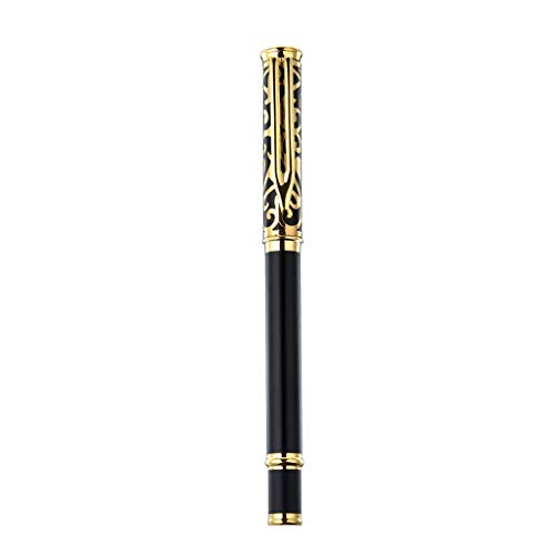 YIZITU Metall Signing Pen Nachfüllbarer Stift Schwarz Business Pen Signing Pen für Business Damen Herren von YIZITU