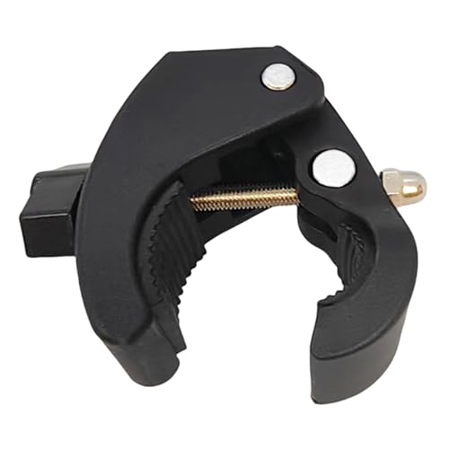 YIZITU Motorrad-Telefonhalterung, Lenkerklemme, Halterung, Sockel, 6,35 mm Gewinde, für Schienen bis zu 4,5 cm Durchmesser YIZITU Motorrad-Telefonhalterung, Lenkerklemme, Halterung, Sockel, 6,35 mm Gewinde, für Schienen bis zu 4,5 cm Durchmesser von YIZITU