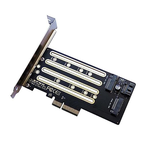 YIZITU Nvme M.2 SSD Zu PCIe 3.0 Adapterkarte M.2 SSD Zu 2 IN 1 Adapterkarte PCIe 3.0 Adapterkarte von YIZITU