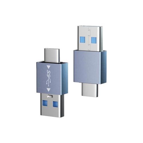 YIZITU Set mit 2 Stück 10 Gbit/s schnelle Datenübertragungsadapter Typ C auf USB 3.1 Konverter für Tastaturen von YIZITU