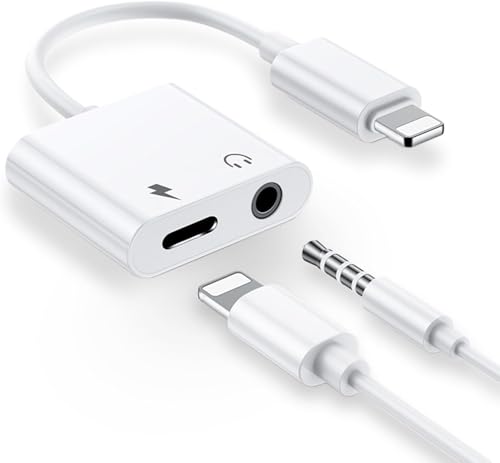 YIZWINS iPhone Splitter, Kopfhörer Adapter, Audio Splitter Kopfhörer Adapter Kompatibel, Lightning-kopfhöreradapter 3.5 2in1, für iPhone 14/13/12/11/XS/XR/X/8/7, Unterstützt alle iOS YIZWINS iPhone Splitter, Kopfhörer Adapter, Audio Splitter Kopfhörer Adapter Kompatibel, Lightning-kopfhöreradapter 3.5 2in1, für iPhone 14/13/12/11/XS/XR/X/8/7, Unterstützt alle iOS von YIZWINS
