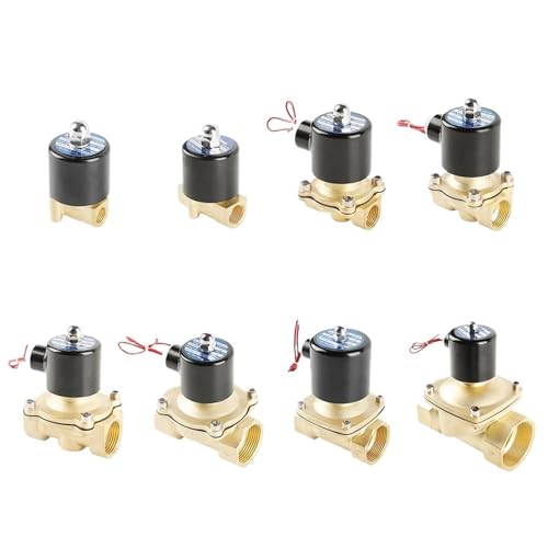 Elektrisches Messing-Magnetventil, 1/4 Zoll, 3/8 Zoll, 1/2 Zoll, 3/4 Zoll, 1 Zoll, 2 Zoll, normalerweise geschlossen, normalerweise offen, Ventil for Wasser, Öl, Luft, 12 V, 24 V, 220 V, 110 V(DN50,22 Elektrisches Messing-Magnetventil, 1/4 Zoll, 3/8 Zoll, 1/2 Zoll, 3/4 Zoll, 1 Zoll, 2 Zoll, normalerweise geschlossen, normalerweise offen, Ventil for Wasser, Öl, Luft, 12 V, 24 V, 220 V, 110 V(DN50,22 von YJCUCVL