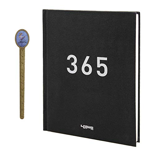 YJZQ Notizbuch A5 Tagebuch Blanko mit Planer Tagesplaner Leere Seite Liniert Kalendergeschäft Personal Organizer 365 Tage Schwarz YJZQ Notizbuch A5 Tagebuch Blanko mit Planer Tagesplaner Leere Seite Liniert Kalendergeschäft Personal Organizer 365 Tage Schwarz von YJZQ