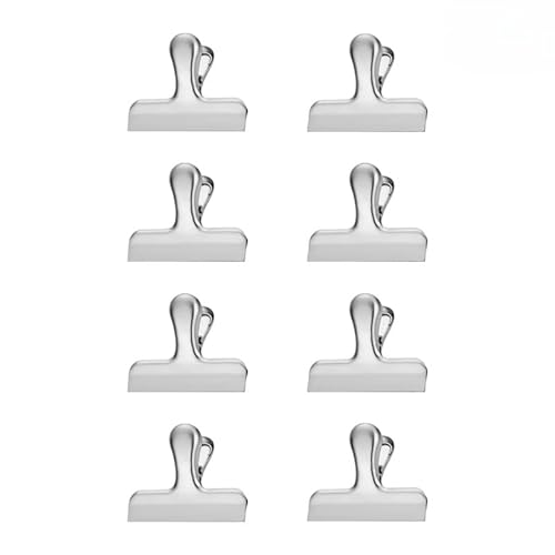 10 Stück kleine Bulldogge Clips Büroklammern,Verschlussklammern Verschlussclips für Lebensmittelbeutel & Tüten 56mm Edelstahl Datei Geld Binder Clips Klammern Mini Metall klammern -Silber 10 Stück kleine Bulldogge Clips Büroklammern,Verschlussklammern Verschlussclips für Lebensmittelbeutel & Tüten 56mm Edelstahl Datei Geld Binder Clips Klammern Mini Metall klammern -Silber von YKAFADE