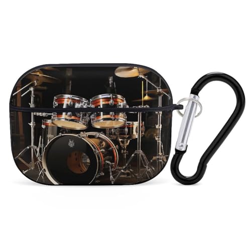 AirPods Pro Hülle Cover Drum Set AirPods Pro 2/Pro Hülle Zubehör mit Schlüsselanhänger Front LED Sichtbar Unterstützt kabelgebundenes oder kabelloses Laden AirPods Pro Hülle Cover Drum Set AirPods Pro 2/Pro Hülle Zubehör mit Schlüsselanhänger Front LED Sichtbar Unterstützt kabelgebundenes oder kabelloses Laden von YKLBV