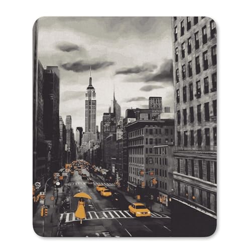Quadratische, wasserdichte, rutschfeste Gummiunterseite, bequeme, tragbare Mauspads, Love from New York, Mauspad für Büro, Laptop Quadratische, wasserdichte, rutschfeste Gummiunterseite, bequeme, tragbare Mauspads, Love from New York, Mauspad für Büro, Laptop von YKLBV