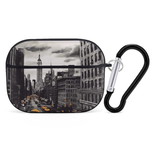 Schutzhülle für AirPods Pro, Motiv: Love from New York, AirPods Pro 2/Pro, Zubehör mit Schlüsselanhänger, Front-LED, sichtbar, unterstützt kabelgebundenes oder kabelloses Laden Schutzhülle für AirPods Pro, Motiv: Love from New York, AirPods Pro 2/Pro, Zubehör mit Schlüsselanhänger, Front-LED, sichtbar, unterstützt kabelgebundenes oder kabelloses Laden von YKLBV