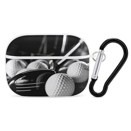 Schutzhülle für AirPods Pro, Schwarz und Weiß, Golf AirPods Pro 2/Pro, Zubehör mit Schlüsselanhänger, Front-LED, sichtbar, unterstützt kabelgebundenes oder kabelloses Laden Schutzhülle für AirPods Pro, Schwarz und Weiß, Golf AirPods Pro 2/Pro, Zubehör mit Schlüsselanhänger, Front-LED, sichtbar, unterstützt kabelgebundenes oder kabelloses Laden von YKLBV
