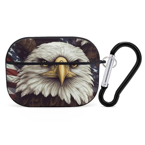 Schutzhülle für AirPods Pro, Weißkopfseeadler, AirPods Pro 2/Pro, Zubehör mit Schlüsselanhänger, Front-LED, sichtbar, unterstützt kabelgebundenes oder kabelloses Laden Schutzhülle für AirPods Pro, Weißkopfseeadler, AirPods Pro 2/Pro, Zubehör mit Schlüsselanhänger, Front-LED, sichtbar, unterstützt kabelgebundenes oder kabelloses Laden von YKLBV