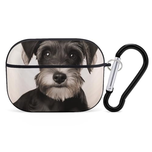 Schutzhülle für AirPods Pro, niedlicher Schnauzer, AirPods Pro 2/Pro, Zubehör mit Schlüsselanhänger, Front-LED, sichtbar, unterstützt kabelgebundenes oder kabelloses Laden Schutzhülle für AirPods Pro, niedlicher Schnauzer, AirPods Pro 2/Pro, Zubehör mit Schlüsselanhänger, Front-LED, sichtbar, unterstützt kabelgebundenes oder kabelloses Laden von YKLBV