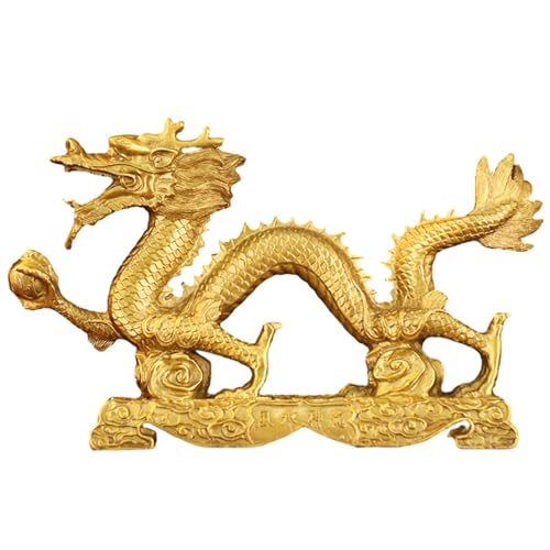 YKMYXZ, Feng Shui Kupferdrachenstatuen, chinesische Neujahrs-Sternzeichen-Drachenstatue, Figur, Skulptur for Reichtum, Glück und Erfolg YKMYXZ, Feng Shui Kupferdrachenstatuen, chinesische Neujahrs-Sternzeichen-Drachenstatue, Figur, Skulptur for Reichtum, Glück und Erfolg von YKMYXZ