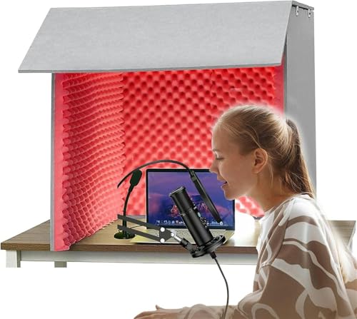 YKMYXZ， Schalldichte Box, Mikrofon-Isolationskabine, Würfel, for Heimstudio, Musikaufnahmen von YKMYXZ