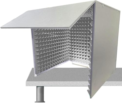 YKMYXZ, Schalldichte Desktop-Abdeckung, Mikrofon-Isolationskabinenwürfel, tragbare Gesangskabine, Isolationskabine for Musikstudio, Schlafzimmer, Zuhause, Decreg-Lärm, for Aufnahmestudio, Podcasts, Ge YKMYXZ, Schalldichte Desktop-Abdeckung, Mikrofon-Isolationskabinenwürfel, tragbare Gesangskabine, Isolationskabine for Musikstudio, Schlafzimmer, Zuhause, Decreg-Lärm, for Aufnahmestudio, Podcasts, Ge von YKMYXZ