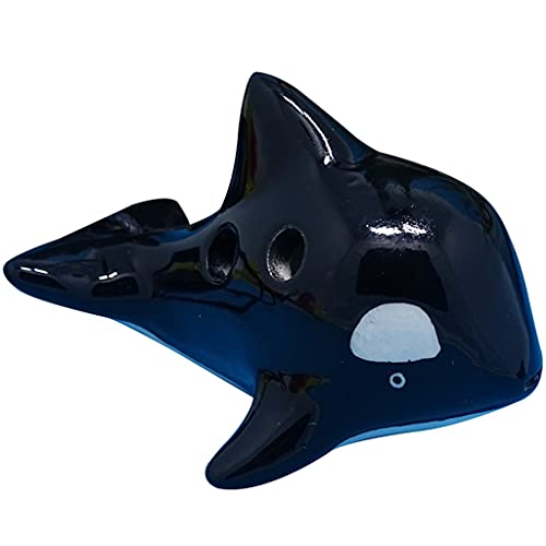 ocarina， Kleine Okarina aus Keramik mit 4 Löchern for Anfänger for Lernen, einzigartiges Geschenk(Whales) von YKMYXZ