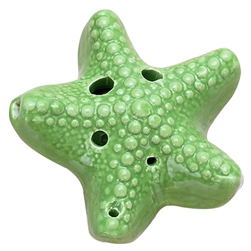 ocarina， Schulübungsinstrument, 6 Löcher, Alt-C-Flöte, Ornamente/Geburtstagsgeschenke(Green) von YKMYXZ