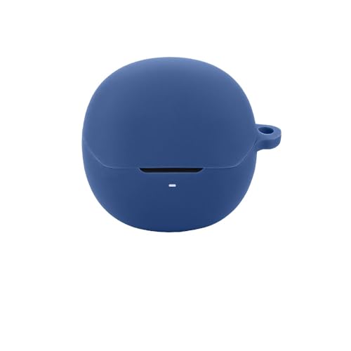 YKNIUFLY Bluetooth Kopfhörerhülle für QCY AilyBuds Pro, Weiches TPU, 360° Rundumschutz Kopfhörer Hülle Abdeckung für QCY AilyBuds Pro.(Navy Blau) von YKNIUFLY