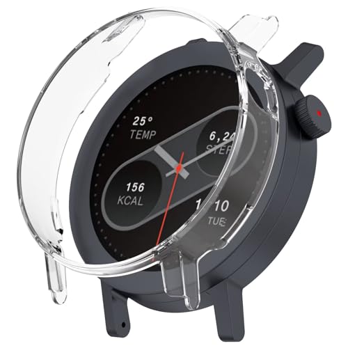 YKNIUFLY Hülle Kompatibel mit CMF by Nothing Watch Pro 2, PC-Hartschale, Half-Pack-Schutz, Anti-Fall, Uhren Schutzhülle Kompatibel mit CMF by Nothing Watch Pro 2.(Transparent) von YKNIUFLY