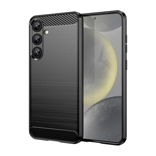 YKNIUFLY Hülle Kompatibel mit Samsung Galaxy S25 Plus, Weiches TPU, Sturzsicher, Stoßfest, Schutzhülle Kompatibel mit Samsung Galaxy S25 Plus.(Schwarz) von YKNIUFLY