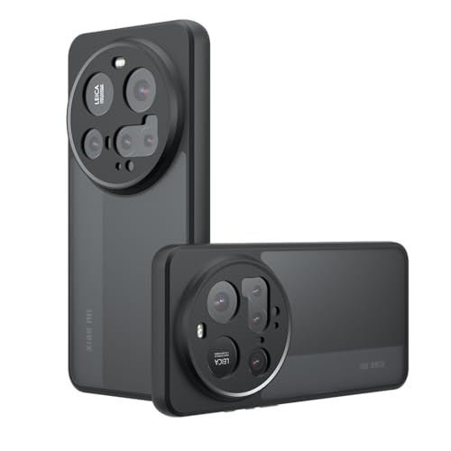 YKNIUFLY Hülle Kompatibel mit Xiaomi 15 Ultra, Weicher TPU-Rahmen + PC-Rückwand, Anti-Fall, Stoßfest, Schutzhülle Kompatibel mit Xiaomi 15 Ultra.(Schwarz) von YKNIUFLY
