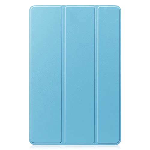 YKNIUFLY Hülle für Honor Pad 9, PU Slim Cover, mit Auto Sleep/Wake up Hard Trifold Stand Cover, Hülle für Honor Pad 9.(Himmelblau) von YKNIUFLY