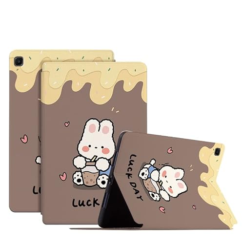 YKTO Tablet Hülle für Samsung Galaxy Tab A7 Lite Magnetverschluss Klappetui mit Ständer Gehäuse mit Ständer/Auto Wake/Sleep Anime Colorful Schutz Anti Kratzer Stoßfest Schale,Milchtee Häschen YKTO Tablet Hülle für Samsung Galaxy Tab A7 Lite Magnetverschluss Klappetui mit Ständer Gehäuse mit Ständer/Auto Wake/Sleep Anime Colorful Schutz Anti Kratzer Stoßfest Schale,Milchtee Häschen von YKTO