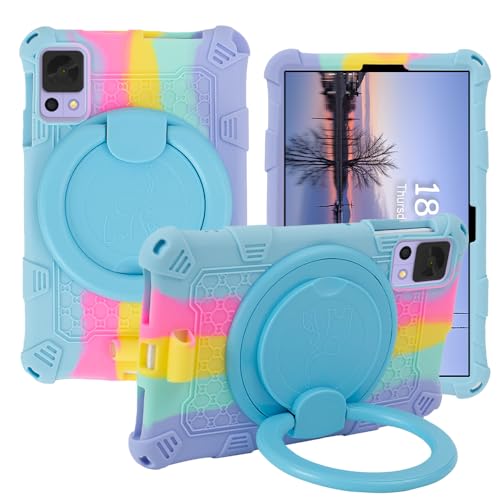 YKWXSC Hülle für DOOGEE T20 Mini/ALLDOCUBE iPlay 60 Mini Pro 8,4 Zoll, 360 Drehbarem Ständer mit Schultergurt Stoßfeste Silikonhülle, Bunt YKWXSC Hülle für DOOGEE T20 Mini/ALLDOCUBE iPlay 60 Mini Pro 8,4 Zoll, 360 Drehbarem Ständer mit Schultergurt Stoßfeste Silikonhülle, Bunt von YKWXSC
