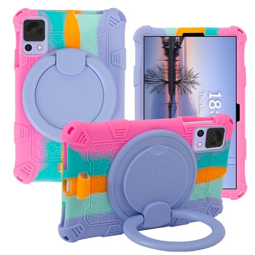 YKWXSC Hülle für DOOGEE T20 Mini/ALLDOCUBE iPlay 60 Mini Pro 8,4 Zoll, 360 Drehbarem Ständer mit Schultergurt Stoßfeste Silikonhülle, Rose YKWXSC Hülle für DOOGEE T20 Mini/ALLDOCUBE iPlay 60 Mini Pro 8,4 Zoll, 360 Drehbarem Ständer mit Schultergurt Stoßfeste Silikonhülle, Rose von YKWXSC
