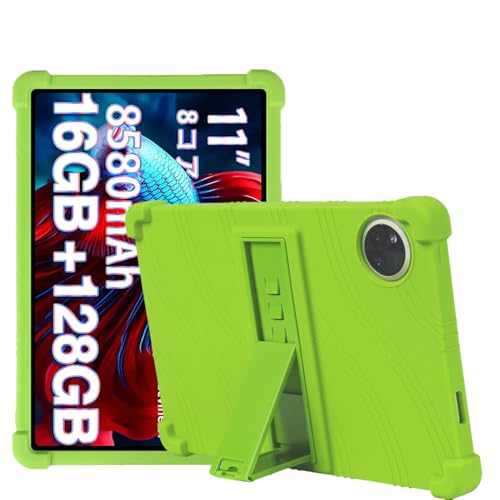 YKWXSC Hülle für DOOGEE U11 Pro Tablet 11 Zoll, Silikon Leicht Stoßfest Schutzhülle mit Ständer für DOOGEE U11 Pro Tablet 11 Zoll, Grün von YKWXSC