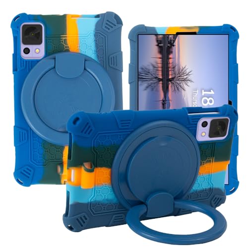 YKWXSC Hülle für iPlay 50 Mini Pro/Alldocube iPlay 60 Mini Turbo 8,4 Zoll, 360 Drehbarem Ständer mit Schultergurt Stoßfeste Silikonhülle, Dunkelblau YKWXSC Hülle für iPlay 50 Mini Pro/Alldocube iPlay 60 Mini Turbo 8,4 Zoll, 360 Drehbarem Ständer mit Schultergurt Stoßfeste Silikonhülle, Dunkelblau von YKWXSC
