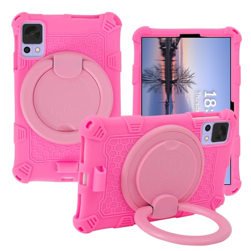 YKWXSC Hülle für iPlay 50 Mini Pro/Alldocube iPlay 60 Mini Turbo 8,4 Zoll, 360 Drehbarem Ständer mit Schultergurt Stoßfeste Silikonhülle, Rosa YKWXSC Hülle für iPlay 50 Mini Pro/Alldocube iPlay 60 Mini Turbo 8,4 Zoll, 360 Drehbarem Ständer mit Schultergurt Stoßfeste Silikonhülle, Rosa von YKWXSC