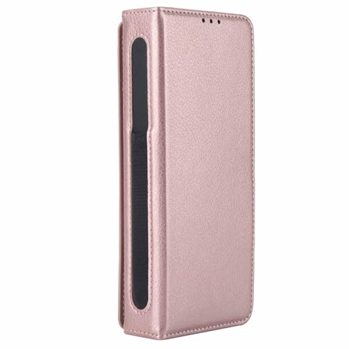 YLFFFZXK Brieftaschen-Hülle für Samsung Galaxy Z Fold 6, Flip-Lederhülle mit Stiftschlitz, RFID-blockierendem Kartenschlitz, Ständer, Rundum-Schutzhülle, Gold YLFFFZXK Brieftaschen-Hülle für Samsung Galaxy Z Fold 6, Flip-Lederhülle mit Stiftschlitz, RFID-blockierendem Kartenschlitz, Ständer, Rundum-Schutzhülle, Gold von YLFFFZXK