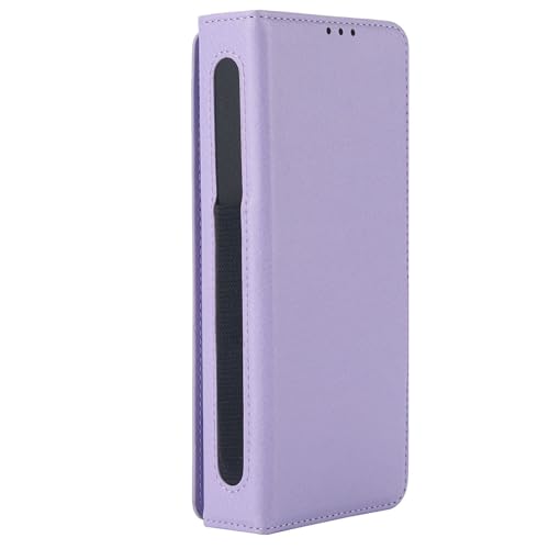 YLFFFZXK Brieftaschenetui für Samsung Galaxy Z Fold 6, Klapphülle aus Leder mit Stiftfach, RFID-blockierendem Kartenfach, Ständer, Rundumschutz, Lila YLFFFZXK Brieftaschenetui für Samsung Galaxy Z Fold 6, Klapphülle aus Leder mit Stiftfach, RFID-blockierendem Kartenfach, Ständer, Rundumschutz, Lila von YLFFFZXK