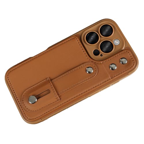 YLFFFZXK Lederhülle für iPhone 16 Pro Max/16 Pro/16 Plus/16, Flip-Kickstand-Handyhülle mit Kartenfächern, RFID-blockierende Brieftaschenabdeckung, Braun, 16 Pro Max YLFFFZXK Lederhülle für iPhone 16 Pro Max/16 Pro/16 Plus/16, Flip-Kickstand-Handyhülle mit Kartenfächern, RFID-blockierende Brieftaschenabdeckung, Braun, 16 Pro Max von YLFFFZXK