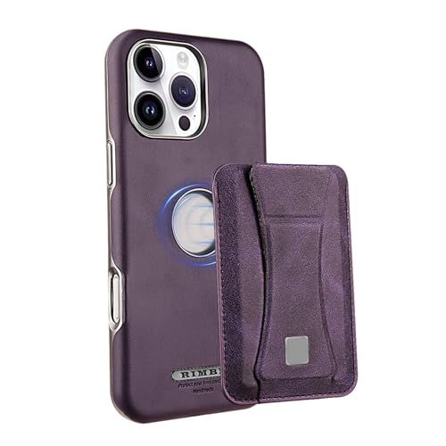 YLFFFZXK Ultradünne Hülle für iPhone 16 Pro Max/16 Pro/16 Plus/16, abnehmbare magnetische Geldschlitzhülle unterstützt kabelloses Laden, Lederhülle, Lila, 16 Pro Max YLFFFZXK Ultradünne Hülle für iPhone 16 Pro Max/16 Pro/16 Plus/16, abnehmbare magnetische Geldschlitzhülle unterstützt kabelloses Laden, Lederhülle, Lila, 16 Pro Max von YLFFFZXK