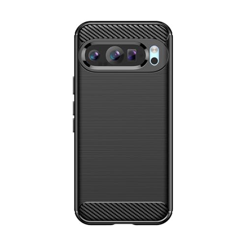 YLFFFZZZ Schlanke Schutzhülle für Google Pixel 9/9 Pro/9 Pro XL, weiche Anti-Fingerabdruck-Handyhülle, leicht, kratzfest, minimalistisch, Schwarz, 9 von YLFFFZZZ