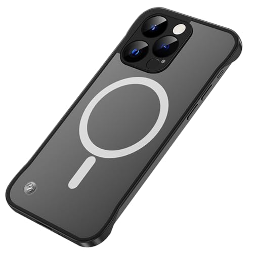 YLFFFZZZ Schlanke Schutzhülle für iPhone 16 Pro Max/16 Pro/16 Plus/16, magnetische Saugnapf-Hülle, matt, mit Lanyard-Schlaufe, vollständiger Objektivschutz, Gold, 16 von YLFFFZZZ