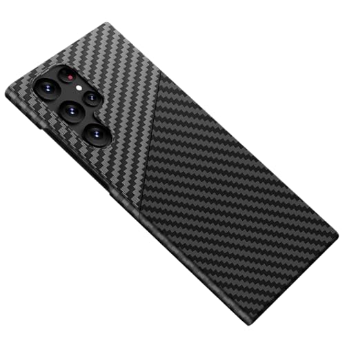 YLFFFZZZ Ultradünne Schutzhülle für Samsung Galaxy S24 Ultra/S24 Plus/S24, Kohlefaser-Textur, Handyhülle, unterstützt kabelloses Laden, stoßfeste Abdeckung, Silber, S24 YLFFFZZZ Ultradünne Schutzhülle für Samsung Galaxy S24 Ultra/S24 Plus/S24, Kohlefaser-Textur, Handyhülle, unterstützt kabelloses Laden, stoßfeste Abdeckung, Silber, S24 von YLFFFZZZ