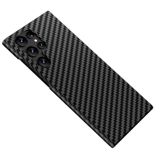 YLFFFZZZ Ultradünne Schutzhülle für Samsung Galaxy S24 Ultra/S24 Plus/S24, Kohlefaser-Textur, Handyhülle, unterstützt kabelloses Laden, stoßfeste Abdeckung, schwarz, S24 Ultra YLFFFZZZ Ultradünne Schutzhülle für Samsung Galaxy S24 Ultra/S24 Plus/S24, Kohlefaser-Textur, Handyhülle, unterstützt kabelloses Laden, stoßfeste Abdeckung, schwarz, S24 Ultra von YLFFFZZZ