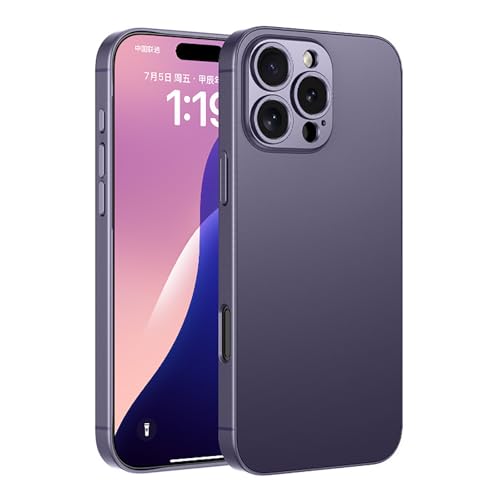 YLFFFZZZ Ultradünne Schutzhülle für iPhone 16/16 Plus/16 Pro/16 Pro Max, mattierte Schutzhülle mit All-Inclusive-Objektivschutz, rutschfeste Hülle von YLFFFZZZ