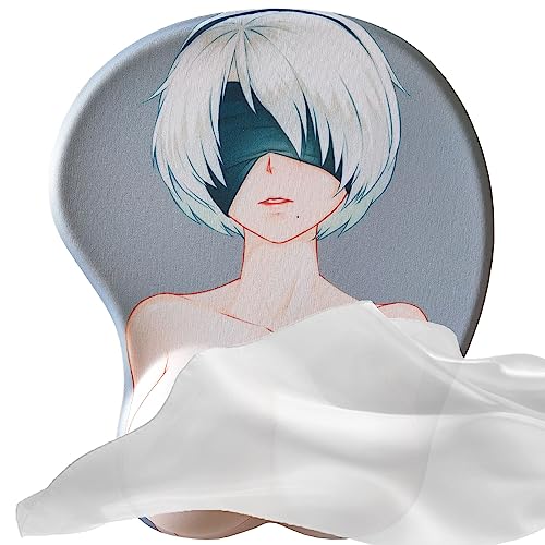 Hübsches 3D-Mauspad – niedliches Büro- und Gaming-Mauspad mit Handgelenkstütze – Sexy Anime-Kawaii-Design Hübsches 3D-Mauspad – niedliches Büro- und Gaming-Mauspad mit Handgelenkstütze – Sexy Anime-Kawaii-Design von YLFSHN