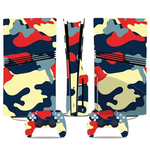 Konsolen Skin Anime Für PS5 PRO Disk Edition Skin Für Konsole Und Controller Vinyl-Aufkleber Langlebig Kratzfest Kompatibel Mit Für PS5 Pro 13432 Skins Wraps Geschenk Blasenfrei von YLMKMVLCZC
