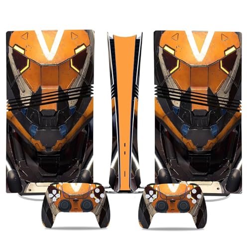 Konsolen Skin Anime Für PS5 PRO Disk Edition Skin Für Konsole Und Controller Vinyl-Aufkleber Langlebig Kratzfest Kompatibel Mit Für PS5 Pro 46844 Skins Wraps Geschenk Blasenfrei von YLMKMVLCZC