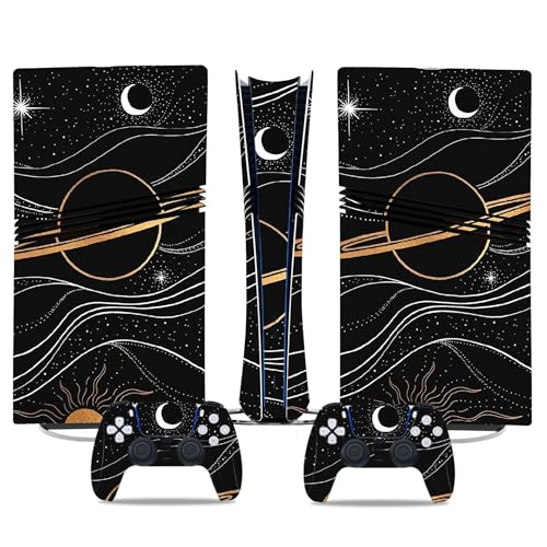 Konsolen Skin Anime Für PS5 PRO Disk Edition Skin Für Konsole Und Controller Vinyl-Aufkleber Langlebig Kratzfest Kompatibel Mit Für PS5 Pro 50278 Skins Wraps Geschenk Blasenfrei von YLMKMVLCZC