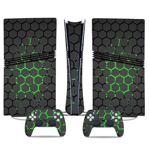 Konsolen Skin Anime Für PS5 PRO Disk Edition Skin Für Konsole Und Controller Vinyl-Aufkleber Langlebig Kratzfest Kompatibel Mit Für PS5 Pro 61164 Skins Wraps Geschenk Blasenfrei von YLMKMVLCZC