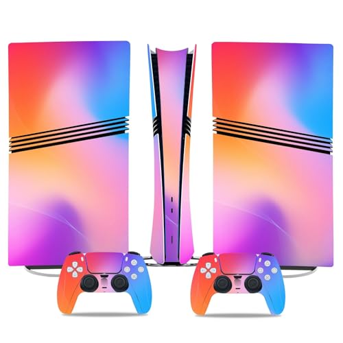 Konsolen Skin Für PS5 PRO Skin Digital Edition Konsole Und Controller Vinyl Cover Skins Wraps Kratzfest, Kompatibel Mit Für PS5 Digital Edition Pro 03823 Skins Wraps Geschenk Blasenfrei von YLMKMVLCZC