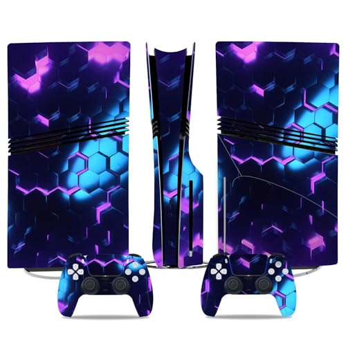 Konsolen Skin Für PS5 PRO Skin Digital Edition Konsole Und Controller Vinyl Cover Skins Wraps Kratzfest, Kompatibel Mit Für PS5 Digital Edition Pro 05971 Skins Wraps Geschenk Blasenfrei Konsolen Skin Für PS5 PRO Skin Digital Edition Konsole Und Controller Vinyl Cover Skins Wraps Kratzfest, Kompatibel Mit Für PS5 Digital Edition Pro 05971 Skins Wraps Geschenk Blasenfrei von YLMKMVLCZC
