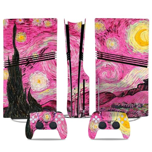 Konsolen Skin Für PS5 PRO Skin Digital Edition Konsole Und Controller Vinyl Cover Skins Wraps Kratzfest, Kompatibel Mit Für PS5 Digital Edition Pro 09349 Skins Wraps Geschenk Blasenfrei Konsolen Skin Für PS5 PRO Skin Digital Edition Konsole Und Controller Vinyl Cover Skins Wraps Kratzfest, Kompatibel Mit Für PS5 Digital Edition Pro 09349 Skins Wraps Geschenk Blasenfrei von YLMKMVLCZC
