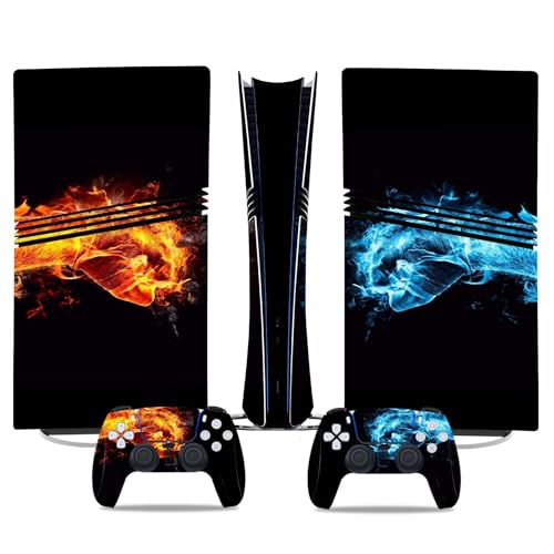 Konsolen Skin Für PS5 PRO Skin Digital Edition Konsole Und Controller Vinyl Cover Skins Wraps Kratzfest, Kompatibel Mit Für PS5 Digital Edition Pro 09664 Skins Wraps Geschenk Blasenfrei Konsolen Skin Für PS5 PRO Skin Digital Edition Konsole Und Controller Vinyl Cover Skins Wraps Kratzfest, Kompatibel Mit Für PS5 Digital Edition Pro 09664 Skins Wraps Geschenk Blasenfrei von YLMKMVLCZC